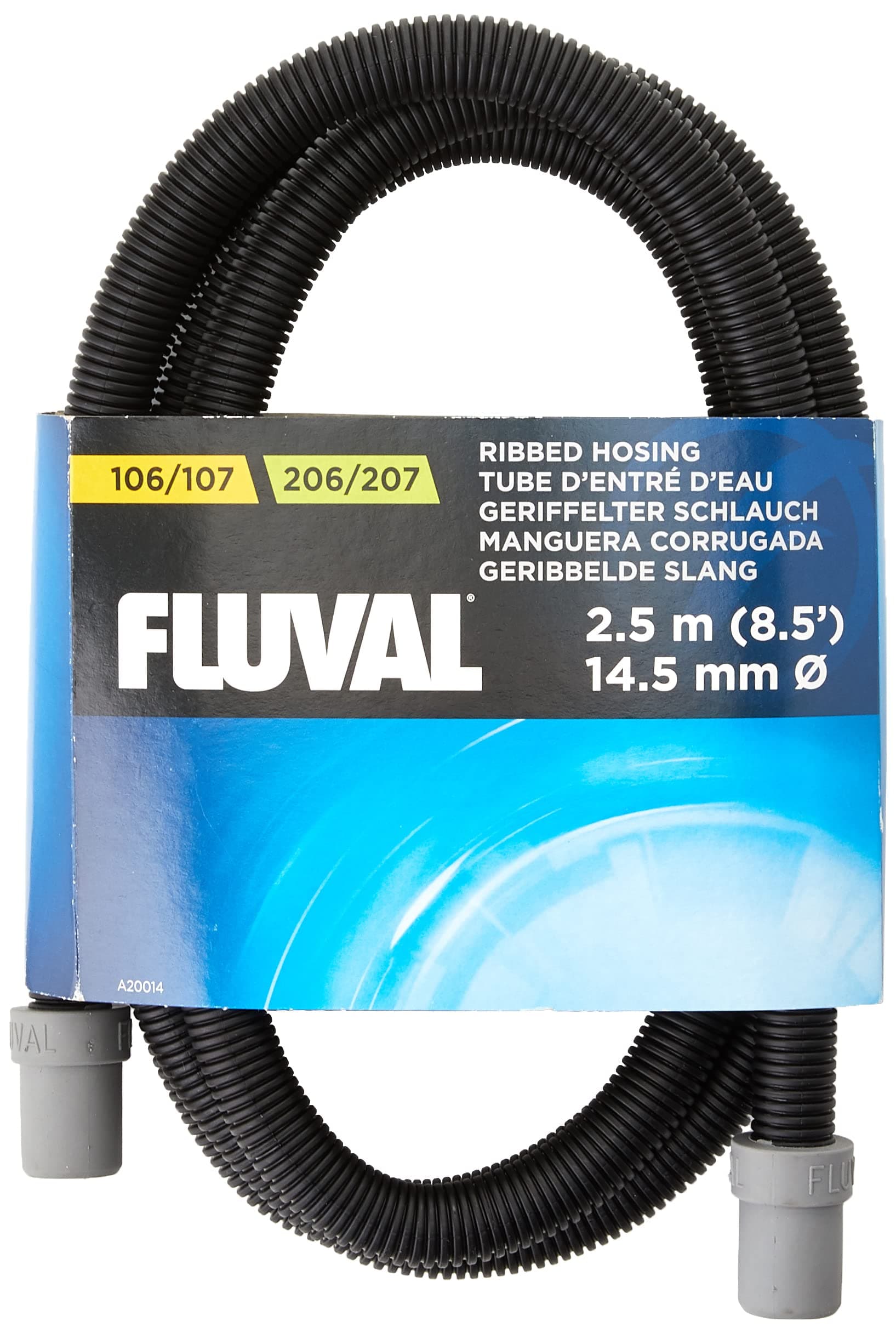 Fluval Number 104/204 Ribbed Hosing, 2.5 m
