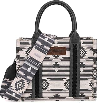 Montana WestWrangler Tote Bag for Women Western Purse and Aztec Satchel Handbag