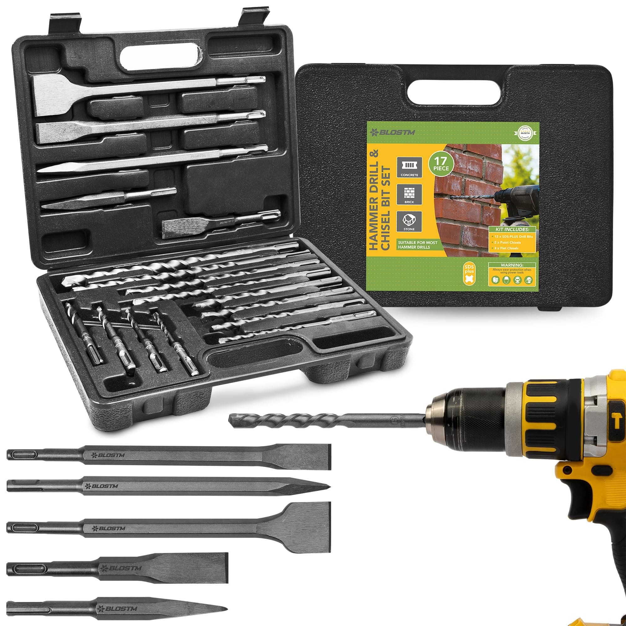 BLOSTM SDS Plus Drill Bit Set