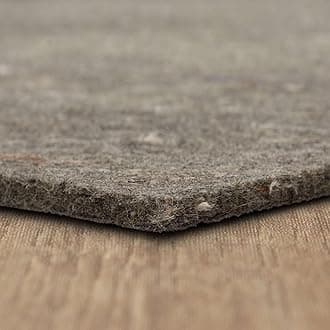 Mohawk Home Non Slip Rug Pad 12' x 15' - 3/8" Thick Felt + Latex Rubber Gripper - Dual Surface Cushion for Hardwood, Carpet, Tile Floors, Made in USA