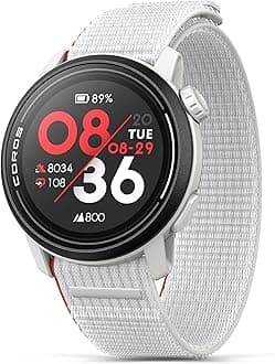 PACE 3 GPS Sport Watch –Lightweight, Comfortable Running Watch, 17-Day Battery Life, Accurate GPS, Heart Rate Monitor, Navigation, Sleep Tracking, Training Plan, Run, Bike, and Ski-Chalk Nylon