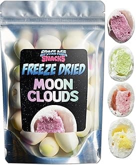 Premium Freeze Dried Hi Chews - Moon Clouds Freeze Dried Candy Shipped in Box for Extra Protection - Space Age Snacks Freeze Dry Candy Freetles for All Ages (4 Ounce)