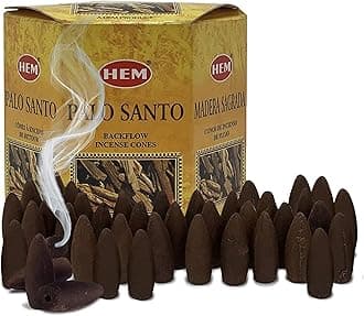 TRUMIRI Palo Santo Backflow Incense Cones For Waterfall And Mat Bundle Inciensos Aromaticos|Incienso|Inciense|Insienso
