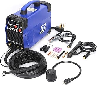 TIG & ARC Welder, Gas TIG with Argon Stick Welding, Dual Function DC Inverter Welder for Home, DIY & Light Professional Use, Stable Arc, Clean Welds