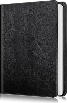 Fintie Photo Album for 4x6 Photos - 112 Pockets Vegan Leather Cover Memory Albums Book for Birthday Family Anniversary Vacation Pictures (Black)