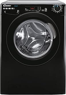 CANDYSmart Pro CS148TBBE Freestanding Washing Machine, 8 kg Load, 1400 rpm, Black, Decibel rating: 61, EU Acoustic Class: A
