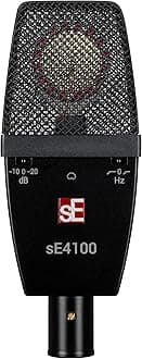 SE4100 Large Diaphragm Cardioid Vintage Condenser Microphone w/Shockmount
