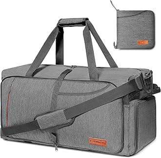 85L Travel Duffel Bag, Foldable Weekender Bag with Shoes Compartment for Men Women Water-proof & Tear Resistant