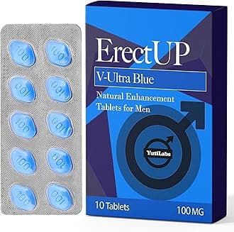 YutiLabs - ErectUp V-Ultra Blue 10 Tablets for Men Natural Support for Enhanc...