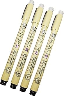 Sakura Pigma Micron Pack of 4 02 black XSDK 4PCS