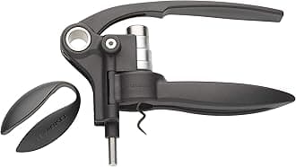 Le Creuset LM250 Professional Corkscrew and Foil Cutter Set, Matt Black, 49005000000700