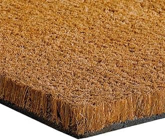 FloorPro Living Coir Matting for Entrances - Tough Bristles - Doorway Coconut Entrance Mat Strips - Cut to Size - Doormats (2.25m x 1m (225cm x 100cm))