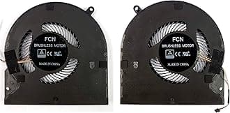 CPU & GPU Cooling Fan Replacement for Razer Blade 15 Advanced (2018-2021) 15.6" RZ09 RZ09-02385E92 RZ09-02386E91 RZ09-0288 RZ09-0301 RZ09-0330 DFS2001053E0T DFS551205WQ0T