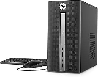 New HP Pavilion Desktop Computer 570, Intel Core i5-7400, 8GB RAM, 128SSD and 1TB HD, Windows 10