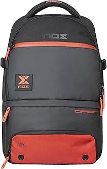Padel Backpack Nox Luxury Open Series Black/Red.