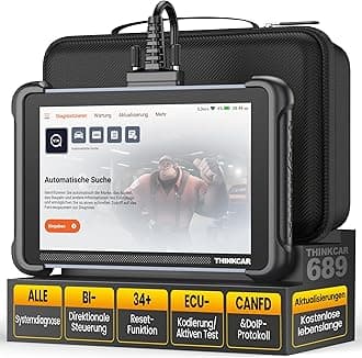 ThinkScan 689 OBD2 Diagnostic Tool with 34 Service Functions + Full System Diagnostic, Reader Car for Active Testing/ECU Coding