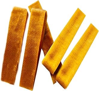 Snow Hill Natural Himalayan Yak Milk Dry Cheese Dog Chews Long Lasting Odor Stain Gluten GMO Free Protein-Rich Treat Improved Oral Health - Yaky Cheese of Himalayas (Large 5 PCS)