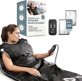 LifeProSauna Blanket for Detoxification - Portable Far Infrared Sauna for Home Detox Calm Your Body and Mind