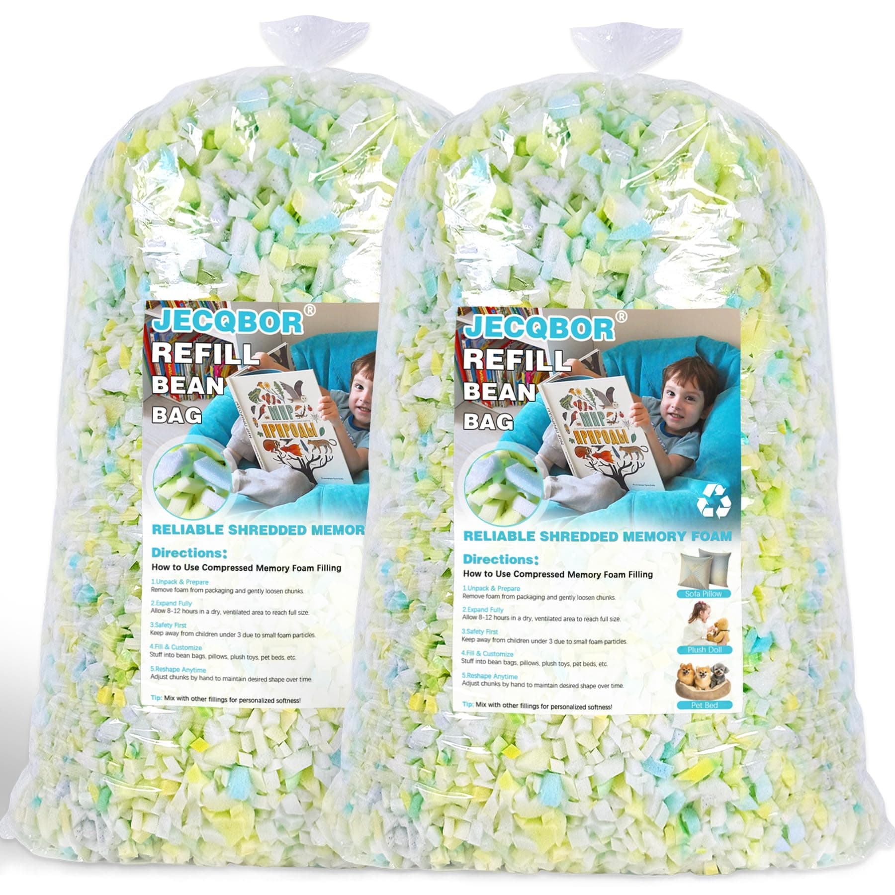 SHREDDED MEMORY FOAM