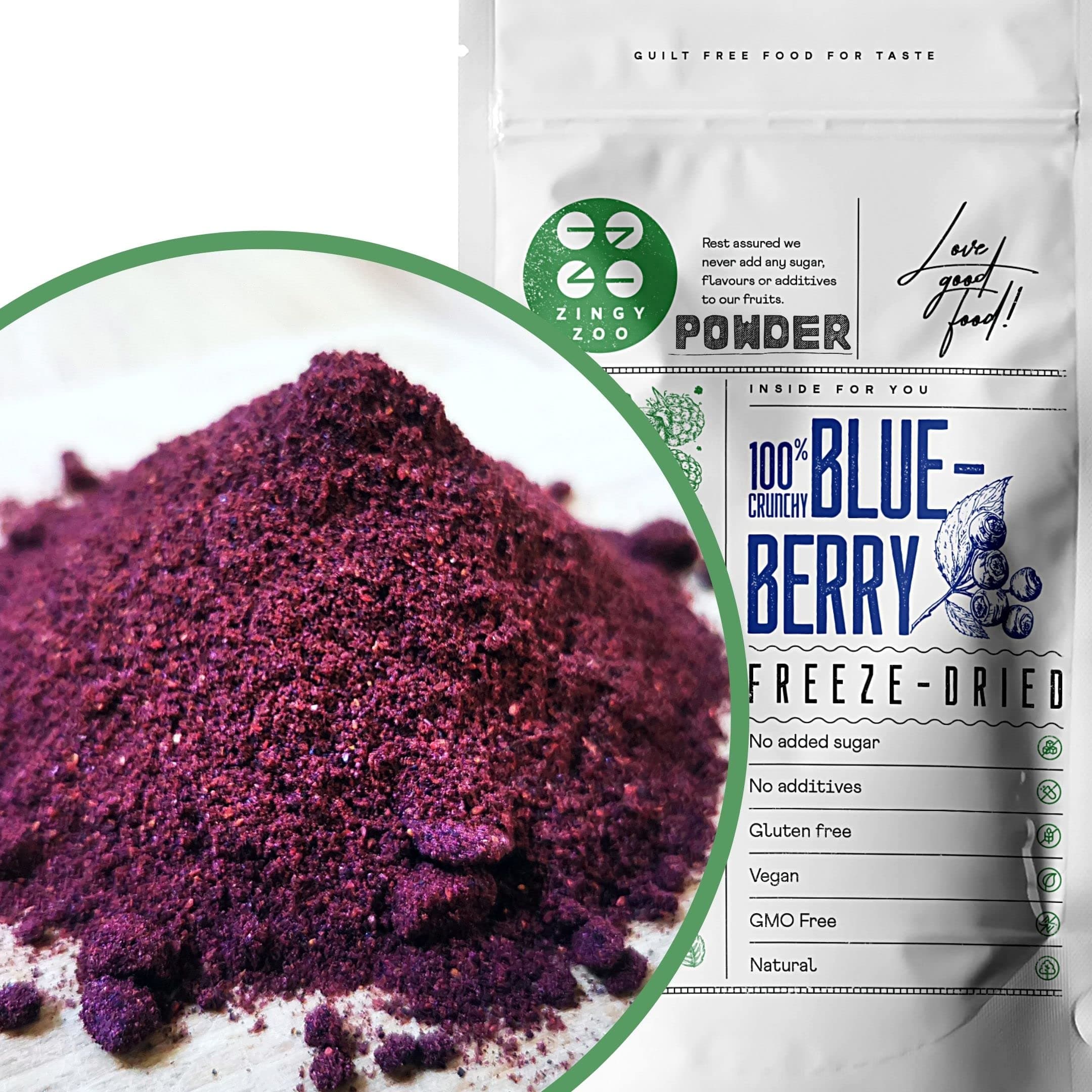 Blueberry powder