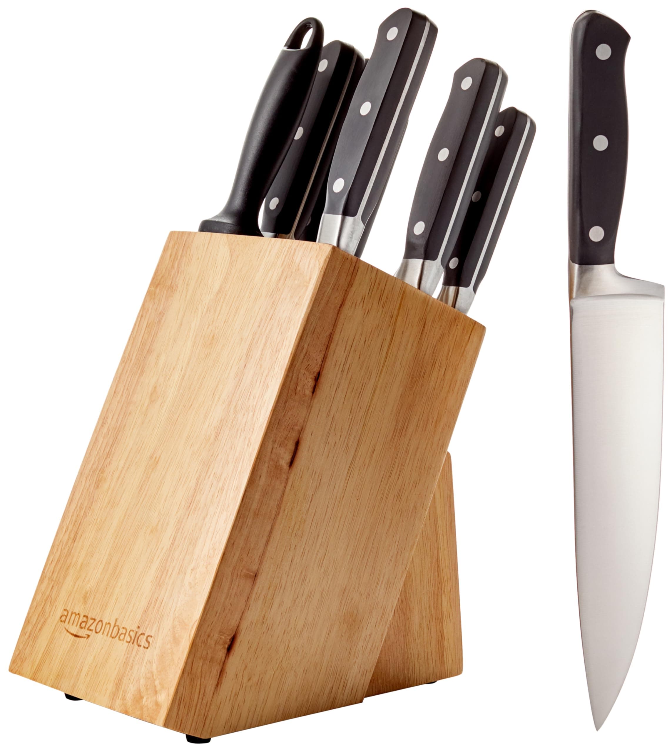Premium Knife Block Set, 9-Piece, Black