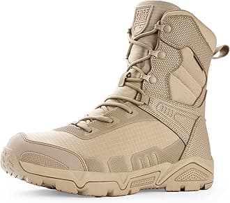 Men's Military Tactical Boots Waterproof Hiking Work Boots Durable Combat Boots