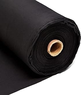 Black Calico Fabric