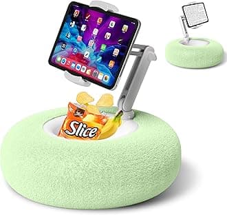 Kindle Pillow Stand Holder for Reading in Bed, Tablet iPad Pillow Stand for Lap Compatible with 4.7"-13" Phone, Tablet, iPad, iPhone, Google, Kindle, Samsung(Green)