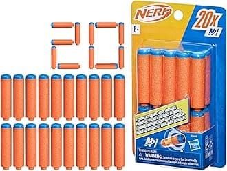 N Series N1 Darts, Includes 20 Refill Darts, Compatible Only with Nerf N Series Blasters, Outdoor Games, Ages 8+