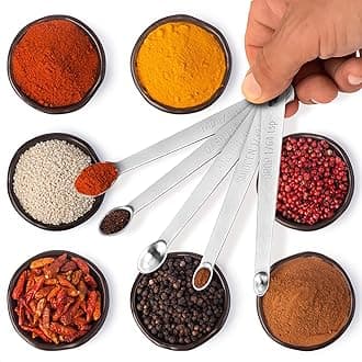 Mini Stainless Steel Measuring Spoons Set