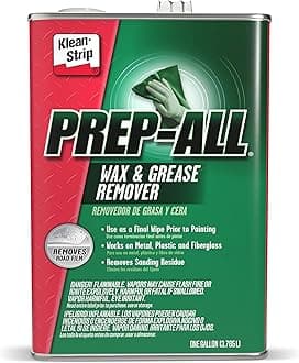 Klean-Strip Prep-All Wax and Grease Remover, Multi-Surface Paint Prep Cleaner, Effective for Auto Body, Garage, 1 Gallon