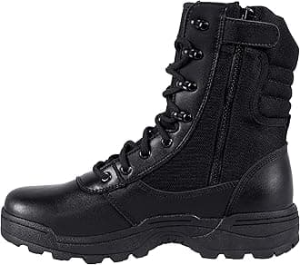 RIELDMen's Military Tactical Work Boots Side Zipper Jungle Army Combat Bootie