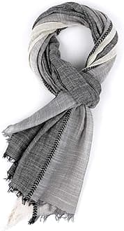 Color Block Spring Scarf for Men Long Neck Wraps Shawl Urbanstyle Scarf Gift for Men