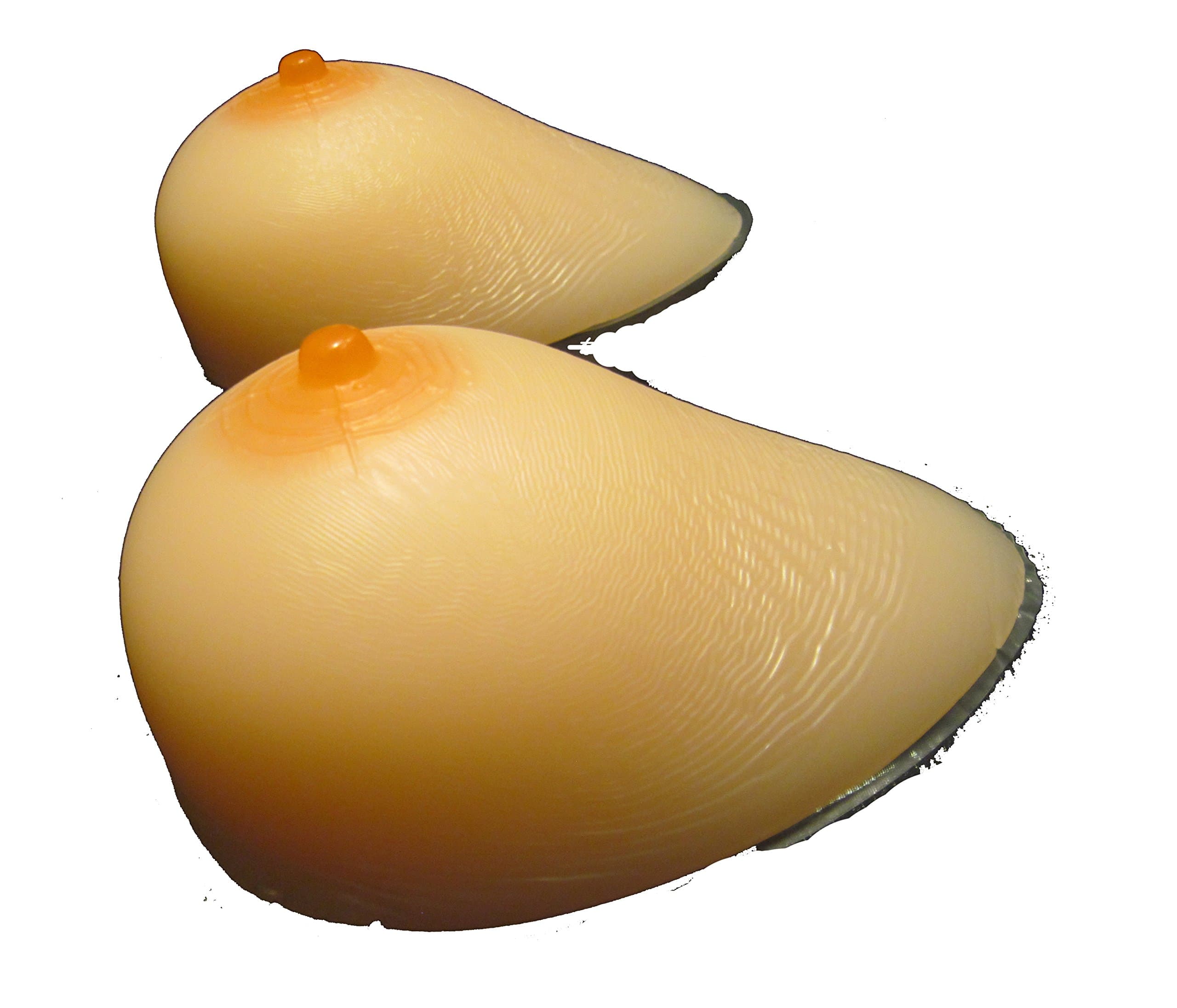 Silicone Breast Forms - Teardrop Shape - Large Size D Cup - XXL - 1200g