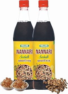- Nannari Sharbat - Sarsaparilla Syrup - 690ml (Pack of 2)