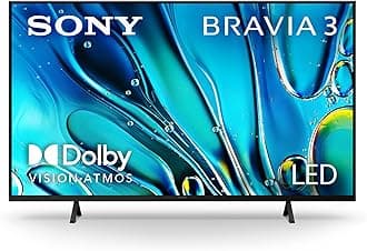Sony 50-Inch Class 4K Ultra HD BRAVIA 3 LED Smart TV with Google TV, Dolby Vision HDR, and Exclusive Features for PlayStation®5 (K-50S30)