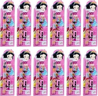 Party Propz Princess Stationery - 10 Stationery Kit Set, Return Gift For Kids Birthday, Return Gift for Girls, Princess Stationery Set, Stationery Set For Birthday Return Gift, Fancy Pencils For Girls