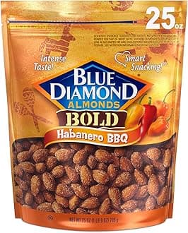 Habanero BBQ Flavored Snack Nuts, 25 Oz Resealable Bag (Pack of 1)