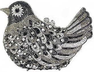 Bird Clutch Bags For Women Crystal Evening Bag Rhinestone Wedding Handbag Party Purse
