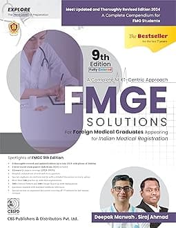 A Complete Next Centric Approach Fmge Solutions For Foreign Medical Graduates Appearing For Indian Medical Registration 9Ed (Pb 2025) Paperback – 22 September 2024