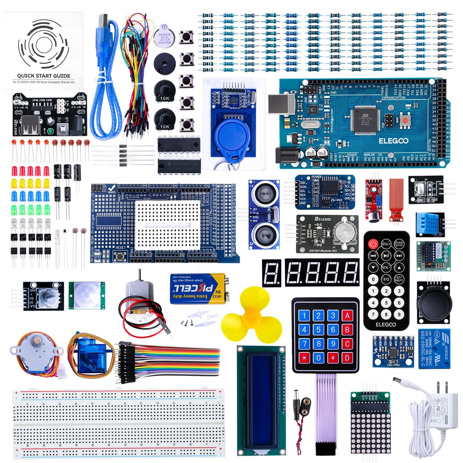 ELEGOO Mega 2560 Project The Most Complete Ultimate Starter Kit