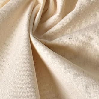 100% Cotton Natural Calico Unbleached Crafting Fabric - Medium Weight -167 cm (66 inches) Wide (5 METRE)