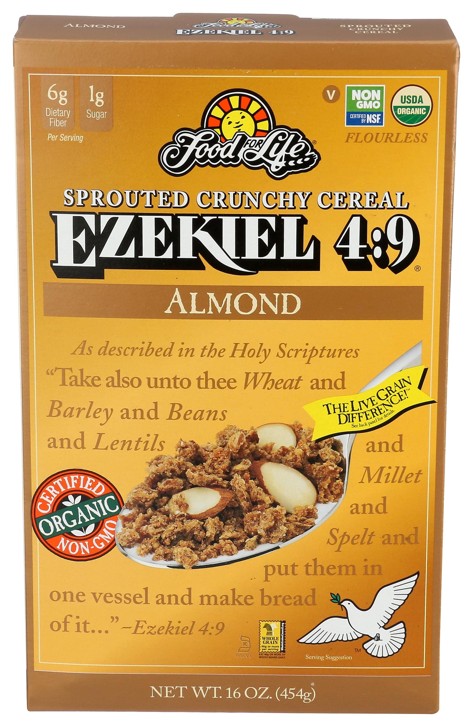 Organic Almond Cereal, 16 OZ