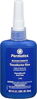 Permatex 24283 Medium Strength Threadlocker Blue, 90 ml