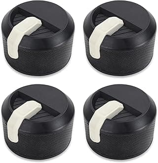 AJinTeby Gas Griddle Grill Knobs Replacement for Blackstone 1666 1517 1554 1825 1836 Gas Griddle Knobs Walmart Knobs, 4 Bunrer Control Knob for Blackstone 17" 22" 28" 36" Griddle Accessories, 4 Pack