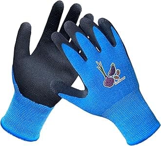 Kids Gardening Gloves for Boys Girls Outdoor Yard Work,Planting (3-12 years)