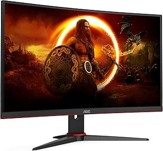 AOC - Monitors 23.6 VA 1920X1080 165HZ 1MS C24G2AE 250CDM2 2HDMI 2DP VGA MM