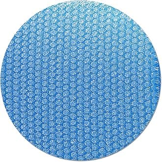 Solar Pool Cover Rectangle, Swimming Pool Covers For Above Ground Pools, Thermal Cover Hot Tub Round Insulated, Pool Cover Thermal Heater Dust Cover For Garden Inflatable Paddling Pool (φ122CM)