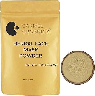 Herbal Face Mask Powder 100gm – Blend of 8 Natural Herbs for Glowing Skin, Detox, and Nourishment – All-Natural Skincare Formula, No Added Preservatives