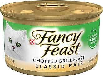 Purina Chopped Grill Classic Wet Cat Food Pate - (24) 3 oz. Cans
